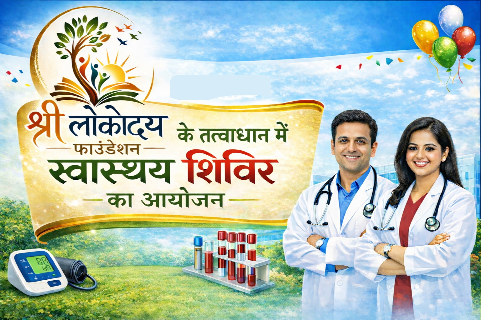 श्री लोकदय फाउंडेशन – निःशुल्क स्वास्थ्य सेवा शिविर