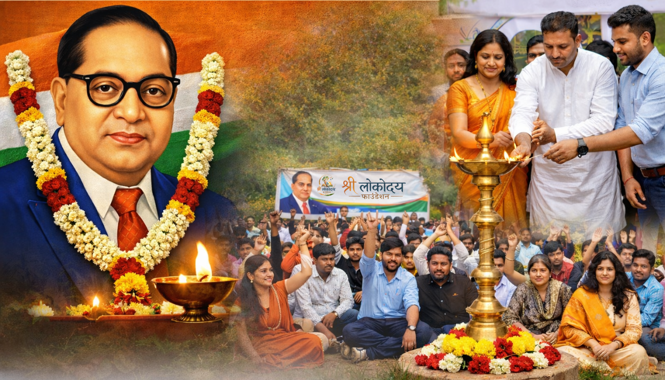 डॉ. भीमराव अंबेडकर जयंती पर श्री लोकोदय फाउंडेशन ने किया भव्य एवं प्रेरणादायक आयोजन